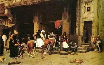 unknow artist Arab or Arabic people and life. Orientalism oil paintings  455 Germany oil painting art